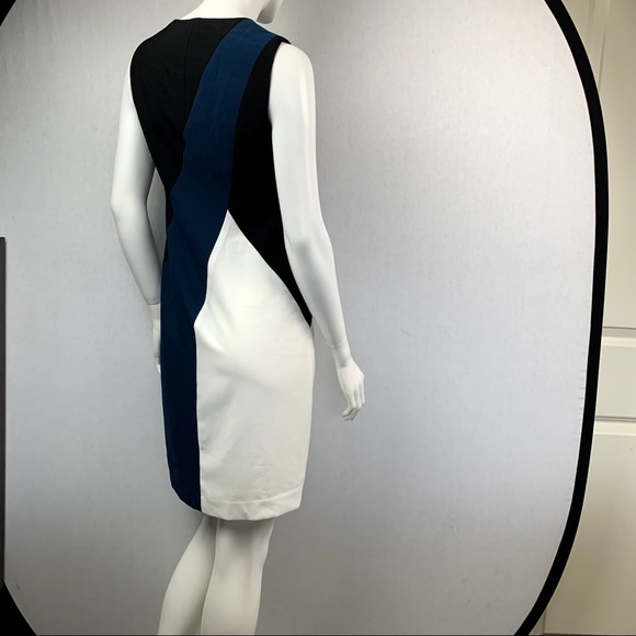 NWOT Anne Klein Colorblock Work Career Midi Dress - Picture 10 of 12